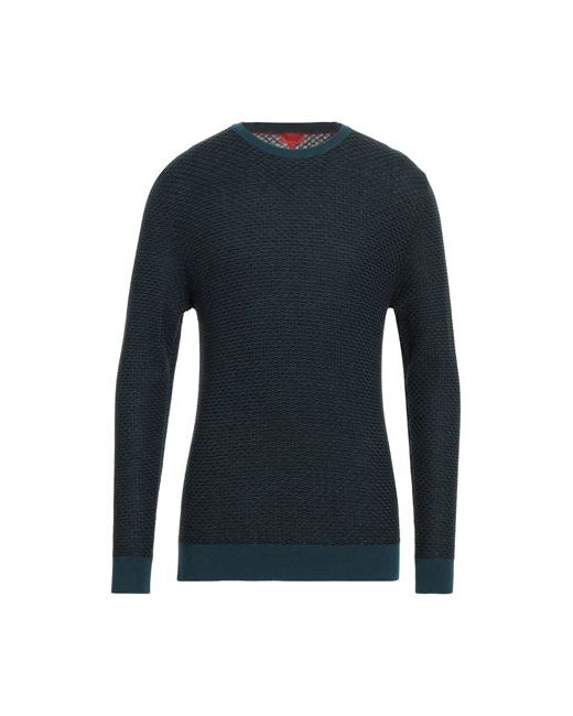 Isaia Man Sweater Deep jade S Wool Silk Cashmere