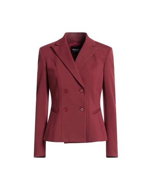Dondup Suit jacket Burgundy 2 Viscose Polyamide Elastane