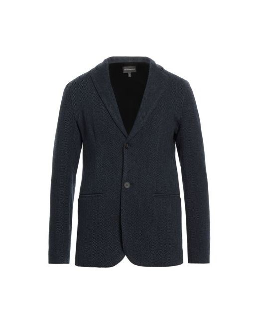 Emporio Armani Man Suit jacket Midnight 34 Virgin Wool Polyamide