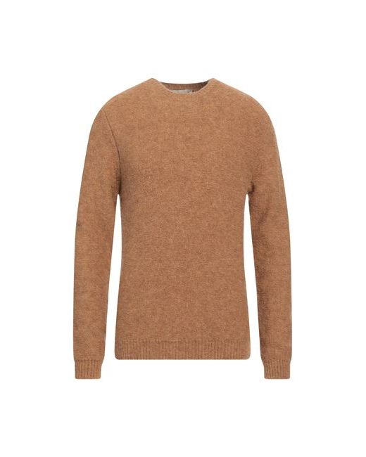 Irish Crone Man Sweater Camel S Acrylic Alpaca wool Polyamide Virgin Wool