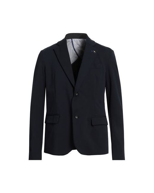 Fred Mello Man Suit jacket Midnight S Cotton Polyamide Elastane