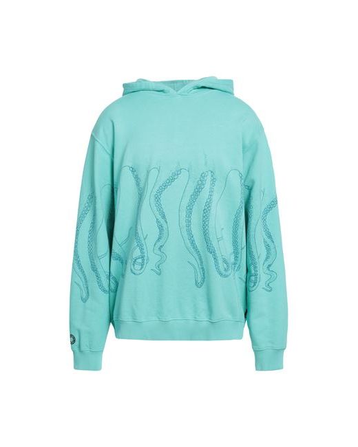 Octopus Man Sweatshirt Turquoise XS Cotton