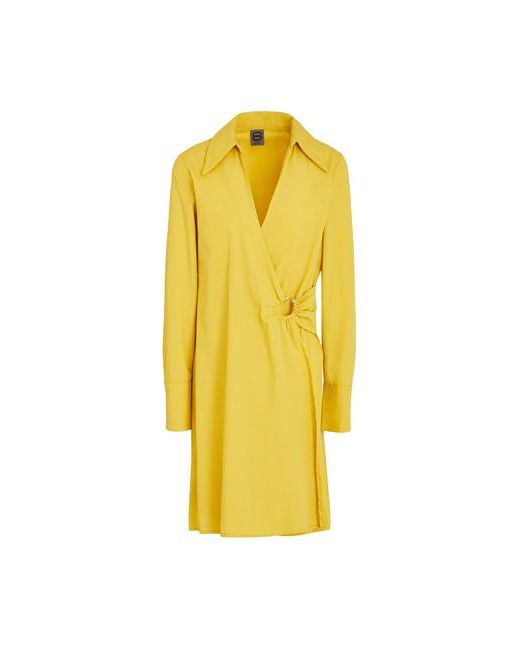 8 by YOOX Organic Cotton Tunic Dress Short dress Mustard 2