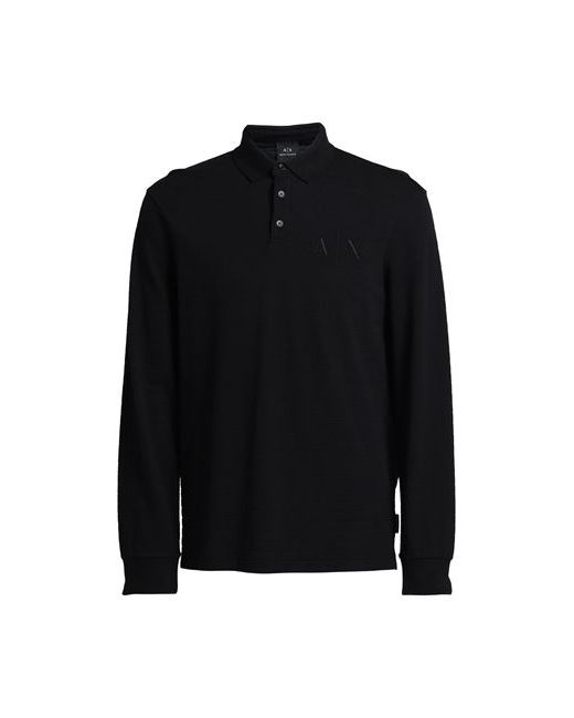 Armani Exchange Man Polo shirt S Cotton Elastane Polyester