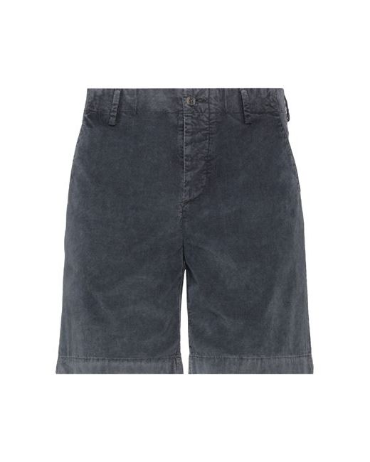 Boglioli Man Shorts Bermuda Slate Cotton Elastane