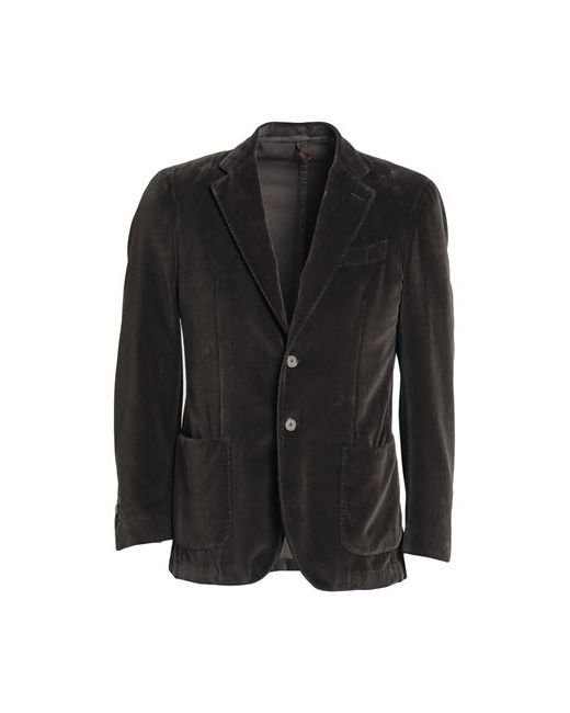 Santaniello Man Suit jacket Dark 38 Cotton