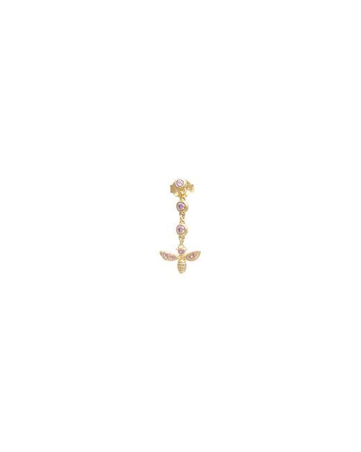 Kurshuni Bee Princesingle Earring Single 925/1000 Silver Cubic zirconia