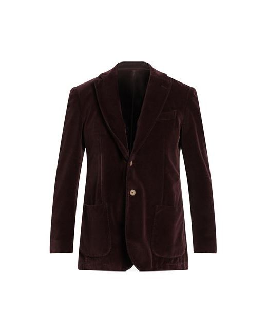 Santaniello Man Suit jacket Burgundy 38 Cotton