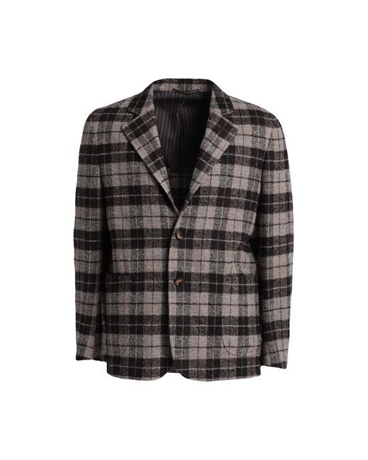 Stile Latino Man Suit jacket Dark 40 Wool Polyamide
