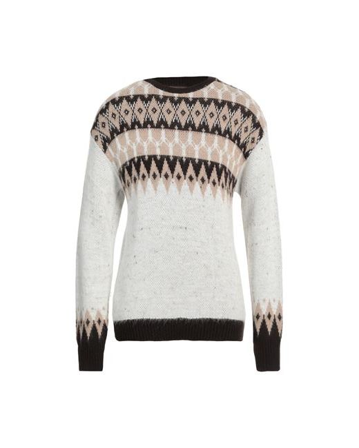 Over/D Man Sweater Sand S Acrylic Wool