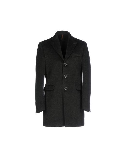 Laboratori Italiani Man Coat Dark 40 Wool Mohair wool Polyamide Polyester