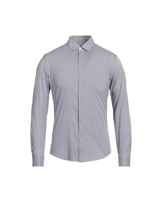 Emporio Armani Man Shirt Slate 15 Cotton Polyamide Elastane