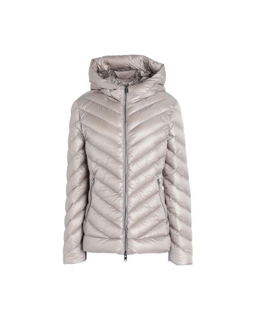 Woolrich Chevron Quilted Hooded Jacket Down jacket Dove XS Polyamide