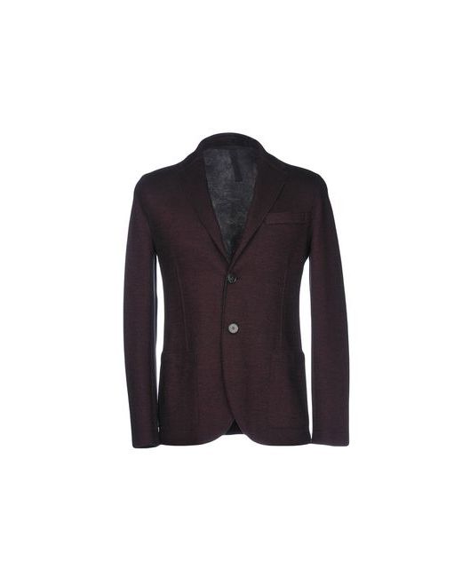 Harris Wharf London Man Suit jacket Burgundy 46 Cotton Virgin Wool Polyamide