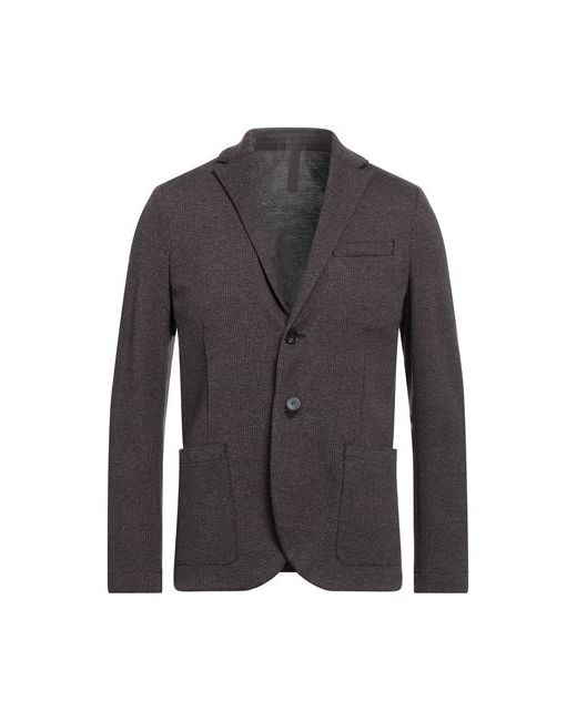 Harris Wharf London Man Suit jacket Dark 38 Virgin Wool Cotton