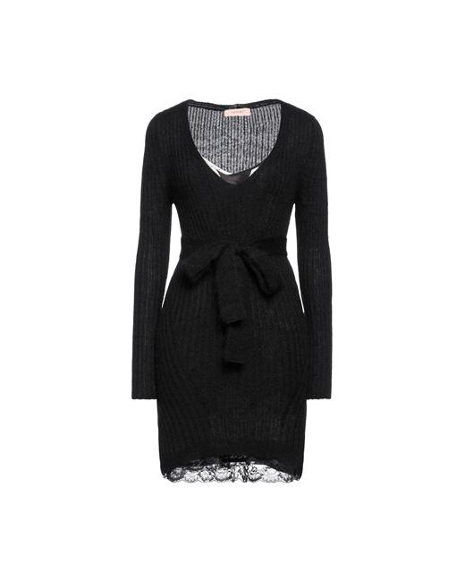 Twin-Set Short dress XS Polyamide Mohair wool Wool