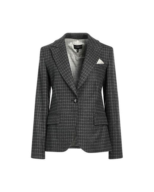 Emporio Armani Suit jacket Steel 2 Wool Polyamide Acrylic Polyester Cotton