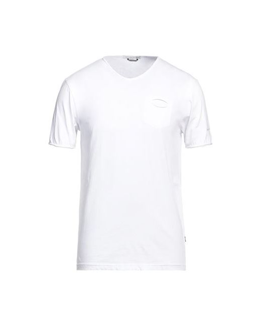 Grey Daniele Alessandrini Man T-shirt M Cotton