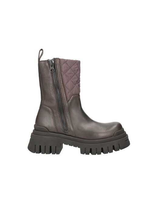 MICH e SIMON Ankle boots 6 Soft Leather Textile fibers