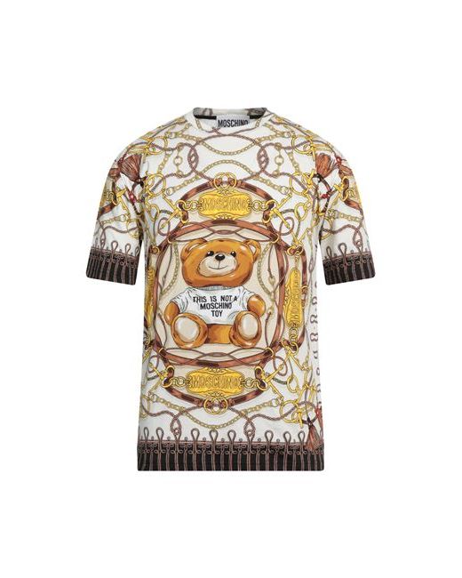 Moschino Man T-shirt Ivory 36 Cotton