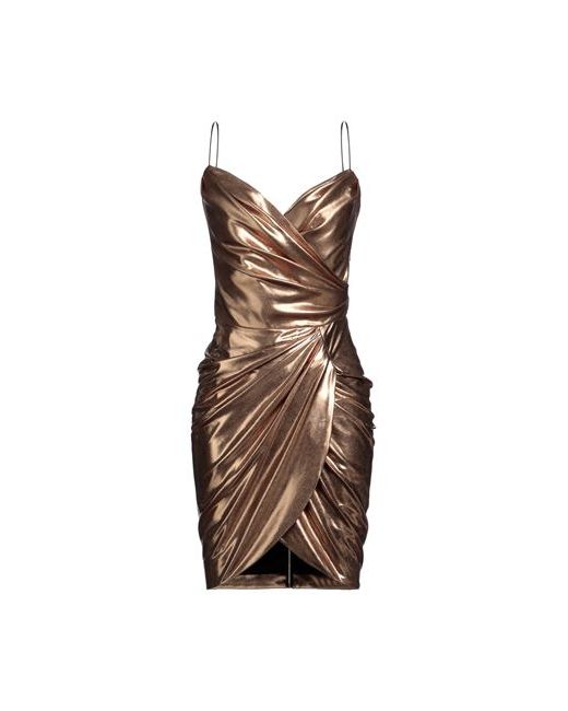 Rhea Costa Short dress Copper Polyamide