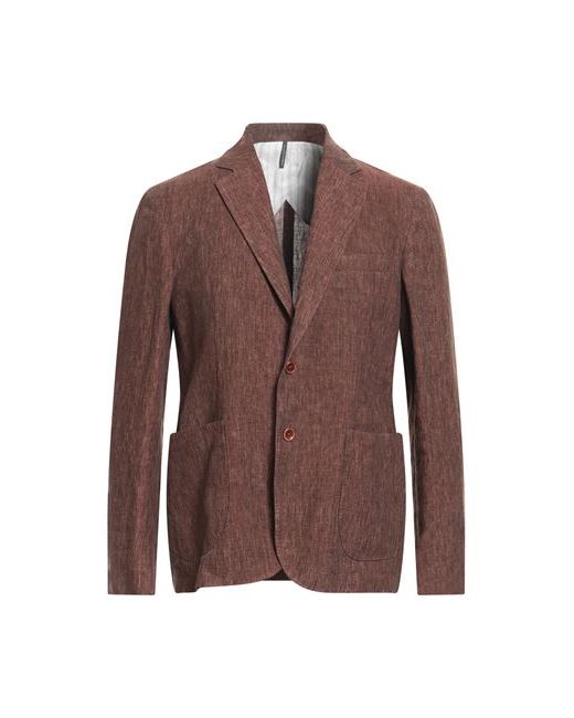 Harmont & Blaine Man Suit jacket Cocoa Linen