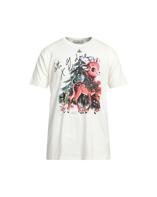 Vivienne Westwood Man T-shirt Ivory XXS Organic cotton