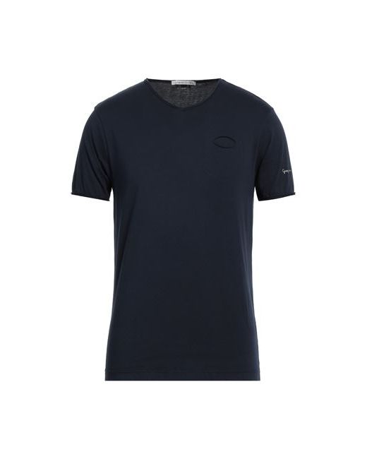 Grey Daniele Alessandrini Man T-shirt Midnight S Cotton