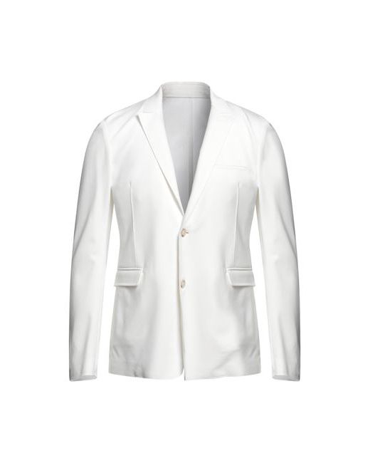 Paolo Pecora Man Suit jacket Ivory 36 Viscose Polyamide Elastane