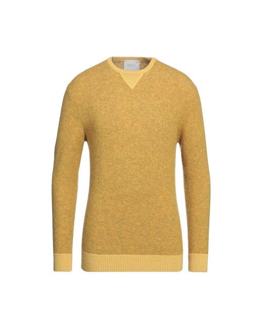 Vneck Man Sweater Mustard 38 Wool Polyamide Elastane