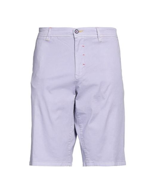 Berna Man Shorts Bermuda Lilac Cotton Elastane
