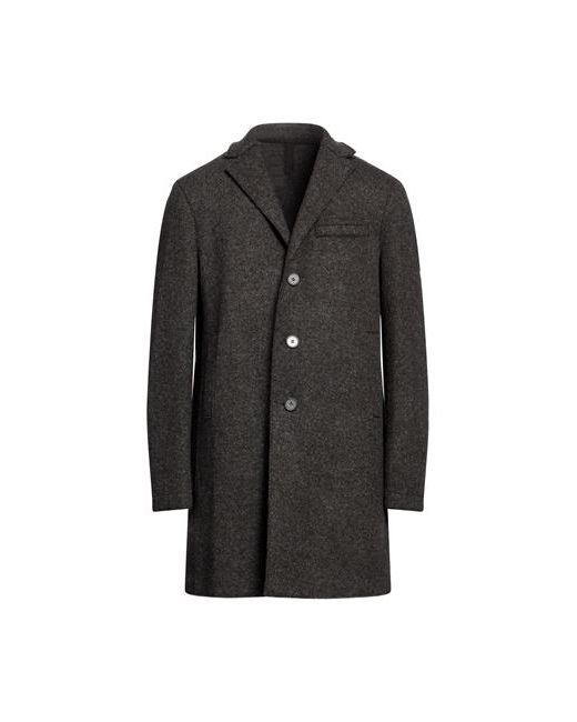 Harris Wharf London Man Coat Dark 36 Wool Polyamide