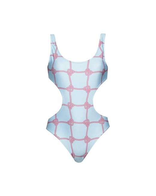 Chiara Ferragni One-piece swimsuit Sky XXS Polyester Elastane