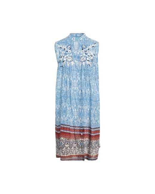 Iconique Short dress Azure S Cotton