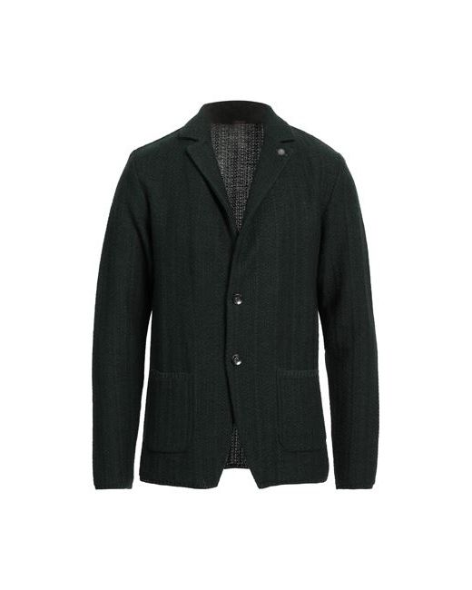 Officina 36 Man Suit jacket Dark S Acrylic Wool