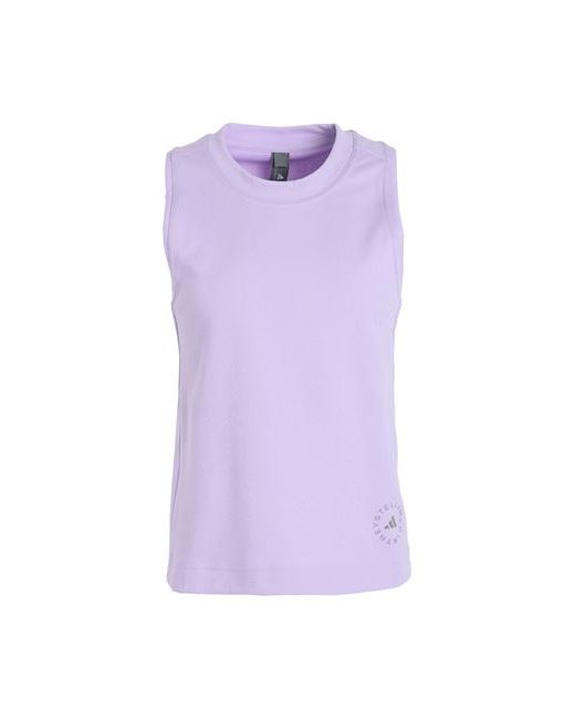 Adidas by Stella McCartney Asmc Logo Tk T-shirt Lilac XS Organic cotton Recycled polyester