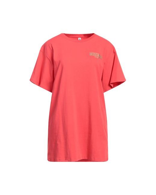 Moschino T-shirt Coral XS Cotton Elastane