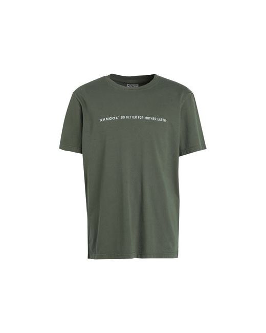 Kangol Man T-shirt Military S Organic cotton