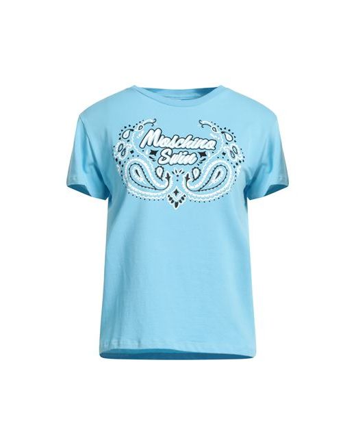 Moschino T-shirt Sky XS Cotton Elastane