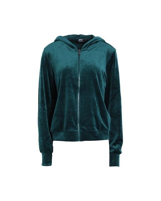 Only Sweatshirt Emerald XS Polyester Elastane