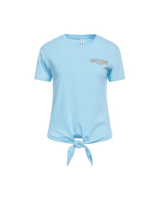 Moschino T-shirt Sky XS Cotton Elastane