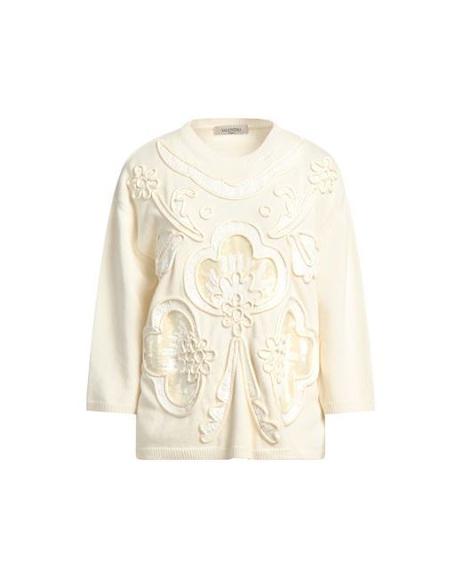 Valentino Garavani Sweater Ivory L Virgin Wool Cashmere