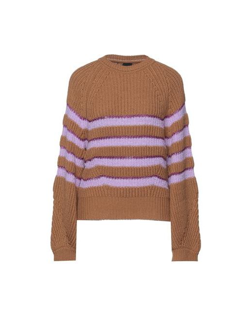 Pinko Uniqueness Sweater Camel S Wool Acrylic Polyamide Alpaca wool Elastane