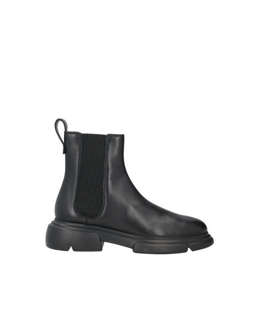 Emporio Armani Ankle boots 5.5 Bovine leather Polyester Elastane