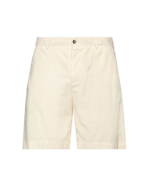 Boglioli Man Shorts Bermuda Cream 34 Cotton