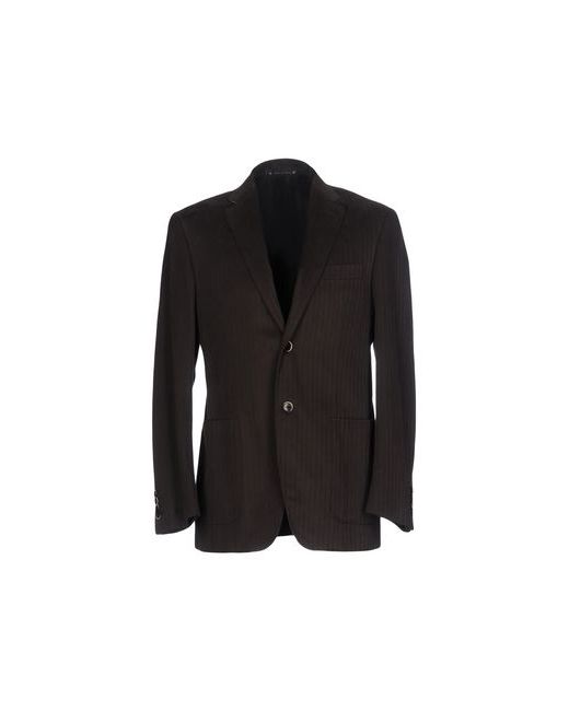 Canali Man Suit jacket Dark 38 Cotton