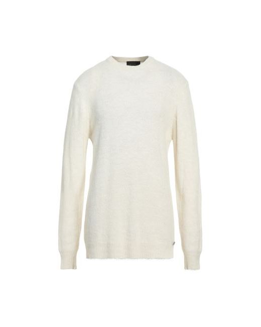 Bl.11 Block Eleven Man Sweater Ivory Acrylic Polyamide Wool Viscose