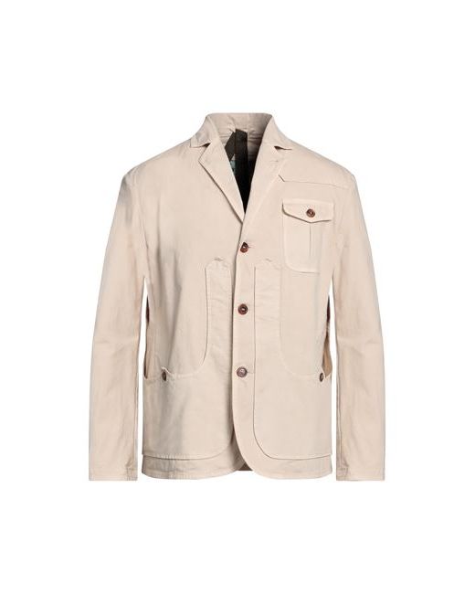 Capalbio Man Suit jacket Cream Cotton