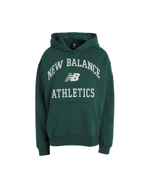 New Balance Athletics Varsity Oversized Fleece Hoodie Sweatshirt Dark Cotton