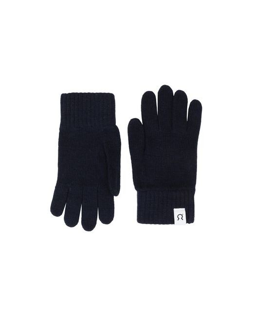 Rifò Man Gloves Midnight Recycled cashmere wool